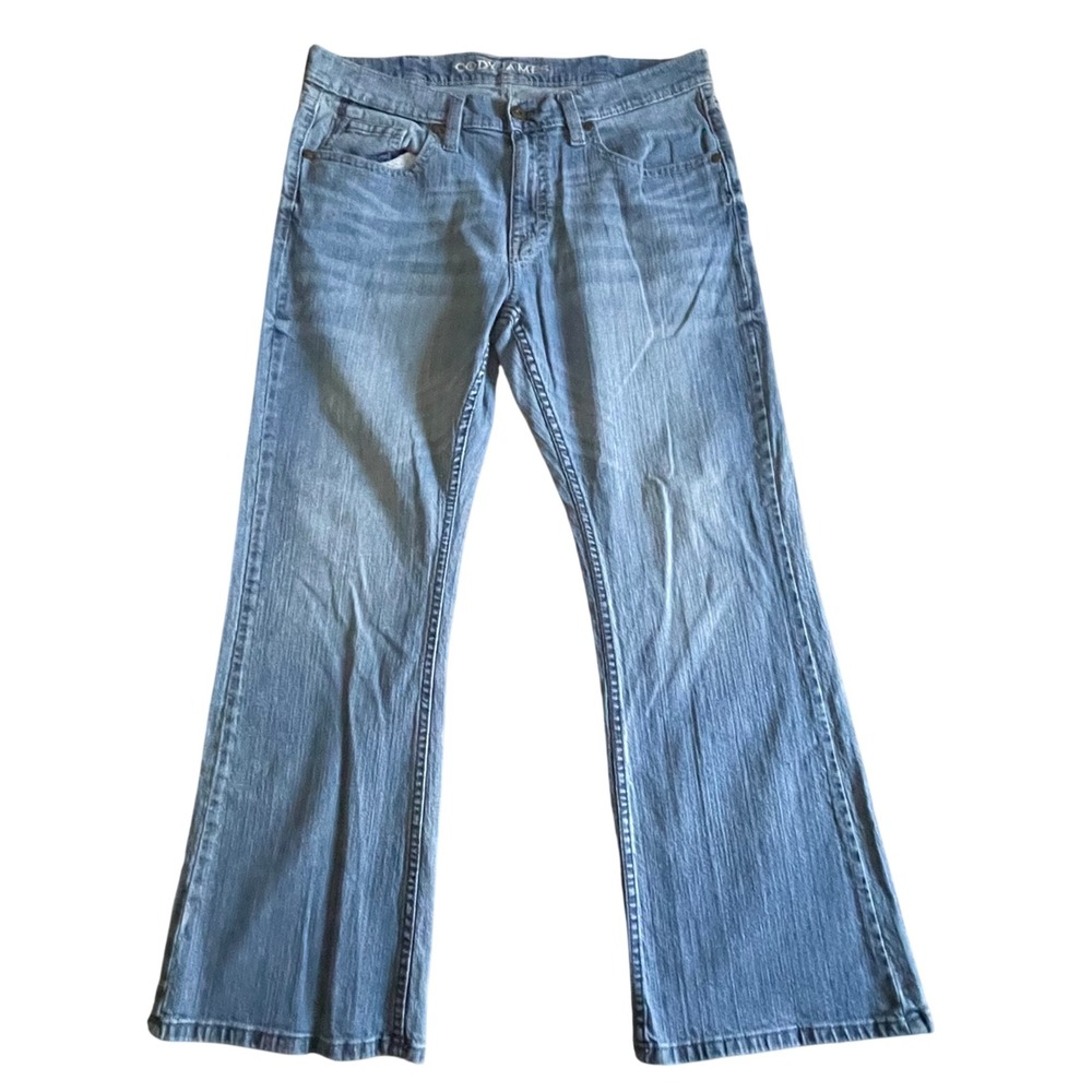 Cody James Jeans Men 36x30 Blue Bootcut Stretch Denim Pants Western Cowboy Rodeo